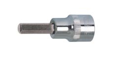 KS TOOLS Nasadka 1/2" z grotem 6-kt calowym 1/4" krótki CHROME 918.1703