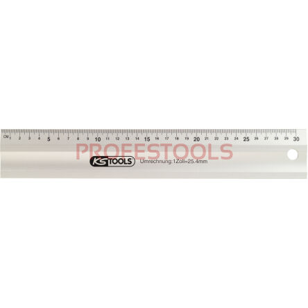 Liniał krawędziowy z podziałką L=1000mm 50x5mm KS TOOLS 300.0125