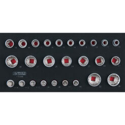 Nasadki 1/2" 26szt wkładka 1/3 KS TOOLS 713.4026