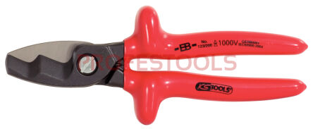 KS TOOLS Izolowane nożyce podwójne do kabli miedź i alu Fi 20mm L=200mm CLASSIC 117.1270