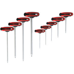 Klucze trzpieniowe TORX T10-T50 9szt jednostronne krótkie KS TOOLS 158.8160