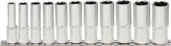 KS TOOLS Zestaw nasadek 3/8" 6-kt długie CLASSIC 8-19mm 11sz. 911.0611