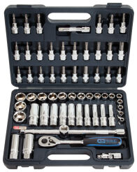 KS TOOLS Zestaw narzędzi 3/8" 61sz. CHROME 918.0661