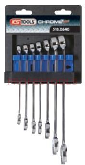 KS TOOLS Zestaw kluczy płasko-oczkowych 518.0640