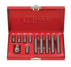 KS TOOLS Zestaw grotów 10mm 11sz. XZN 12-kt 911.5030