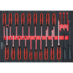 Wkrętaki PH+ płaskie +TORX  24szt  wkładka 1/1 KS TOOLS 711.8024