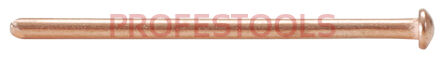 KS TOOLS Gwoździe wspawowane 2,5x50mm, miedziowane, 100 szt. 500.8572