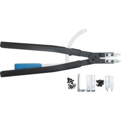 Szczypce do segerów wewnętrzne proste + wygięte J51 122-300mm KS TOOLS 500.1340